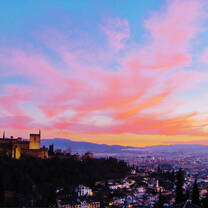 Sunset over Granada
