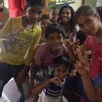 Children having fun during sessions by volunteers in Jaipur, India with The Tarzan Way
