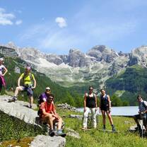 Hiking in the Brenta Dolomites