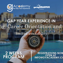 Gap year experience, coaching, career orientation and sailing, travel to Malta