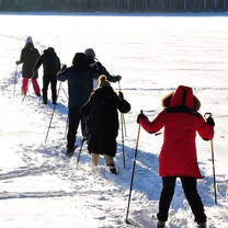 Skiing in Siberia