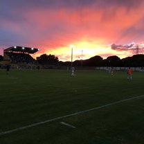 Soccer game in the host town of Tordesillas