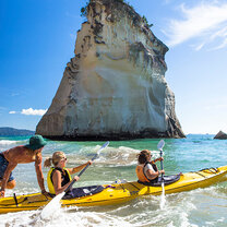 Hahei & Cathedral Cove: Relax into beach life at and explore the paradise of Cathedral Cove, only accessible on foot or by water.