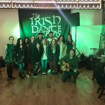 Getting down with some Irish dancing 