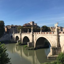 This beautiful bridge is located in front of the Sant'Angelo's Castle and a 3 min walk to the San Peter's Square, in the Vatican. 