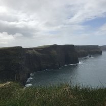 A beautiful day at the Cliffs of Moher