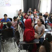 Volunteer with Palestinian Children