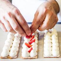 strawberry pastry