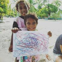 Art with Raja Ampat Children