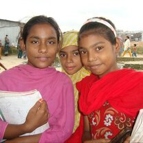 Girls of my School, Pooja, Rama & Sita.