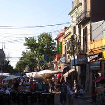 Local shops and markets. 