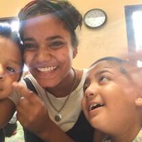 With some of the kids of the classroom i passed most of my time. I was watching the hours, when one of the kid asked for a picture (: