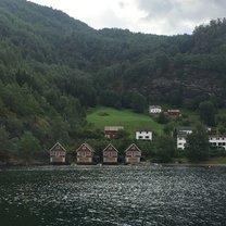 The gorgeous Norwegian countryside from a ferry!