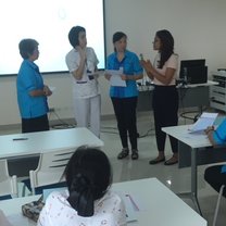 A Student Team Presenting