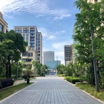 Our apartment complex community in Shanghai