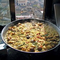 Study & Intern in Toledo Large bowl of good near a window.