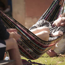 Sleeping in a Hammock