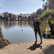 Hanging out in Huacachina!