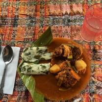 Typical guatemalan meal