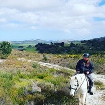 Scenic horse ride in a beautiful part of the Western Cape
