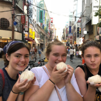 Eating Steamed Buns