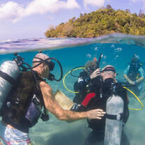 Hands on training from 2 time PADI Platinum Course Director Richard Swann