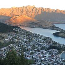 Queenstown at Sunset