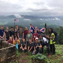 Group fundraiser walk from Huay Pakoot to Mae Chaem