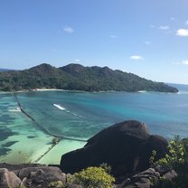 The view from the hill leading to Anse Mandarin
