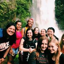when we took a hike up to the waterfall in Santa Fe. 
