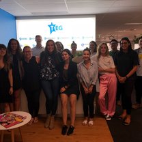 This is a photo of me and my coworkers at Ticketek, my internship site! I was so incredibly sad on my last day because it was truly my dream job!
