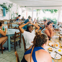 Group meal in Athens Group meal in Athens