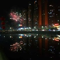 Chinese NY Fireworks in Shaoguan