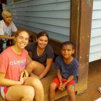 A photo of my best friend and I with our friend we met who is part of the indigenious Bri-Bri community in Talamanca, Costa Rica.