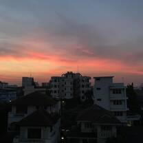 Sunrise view from my apartment.