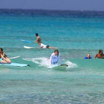 Surfing at the beautiful Waikiki beach!