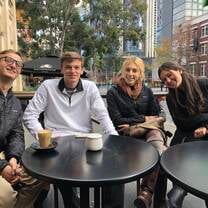 Sage Corps Melbourne cohort enjoying Coffee