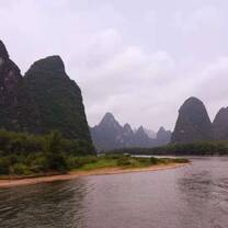 Karst Mountains and Li River, Yangshuo, Guangxi