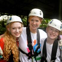 Zip lining