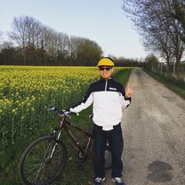 Cycling near Lyon, France