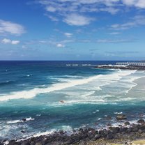 Water way located on the line of Queensland and New South Wales.