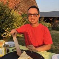 Eating crepes in northern France