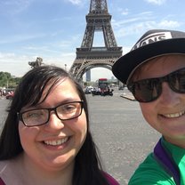 Seeing the Eiffel Tower for the first time