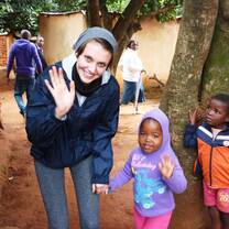 on a village tour