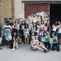 iXperience Berlin Tour iXperience Berlin Grafitti Tour for interns.