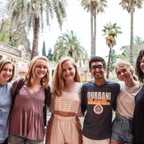 College students in the real alcazar