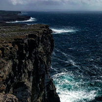 Picture from a cliff edge on the Aran Islands