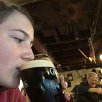 Sorry for the upside down picture, but I'm drinking Guinness