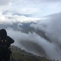 View from Carrauntoohil (Ireland's biggest mountain)