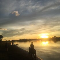 Sunset Volunteering Brazil pantanal